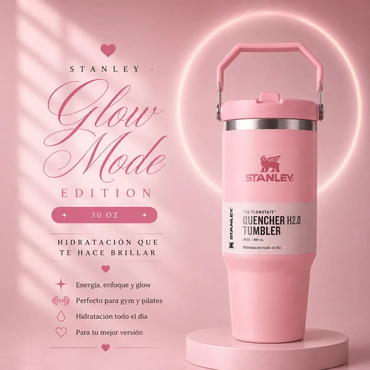 STANLEY GLOW MODE EDITION 30oz 💗