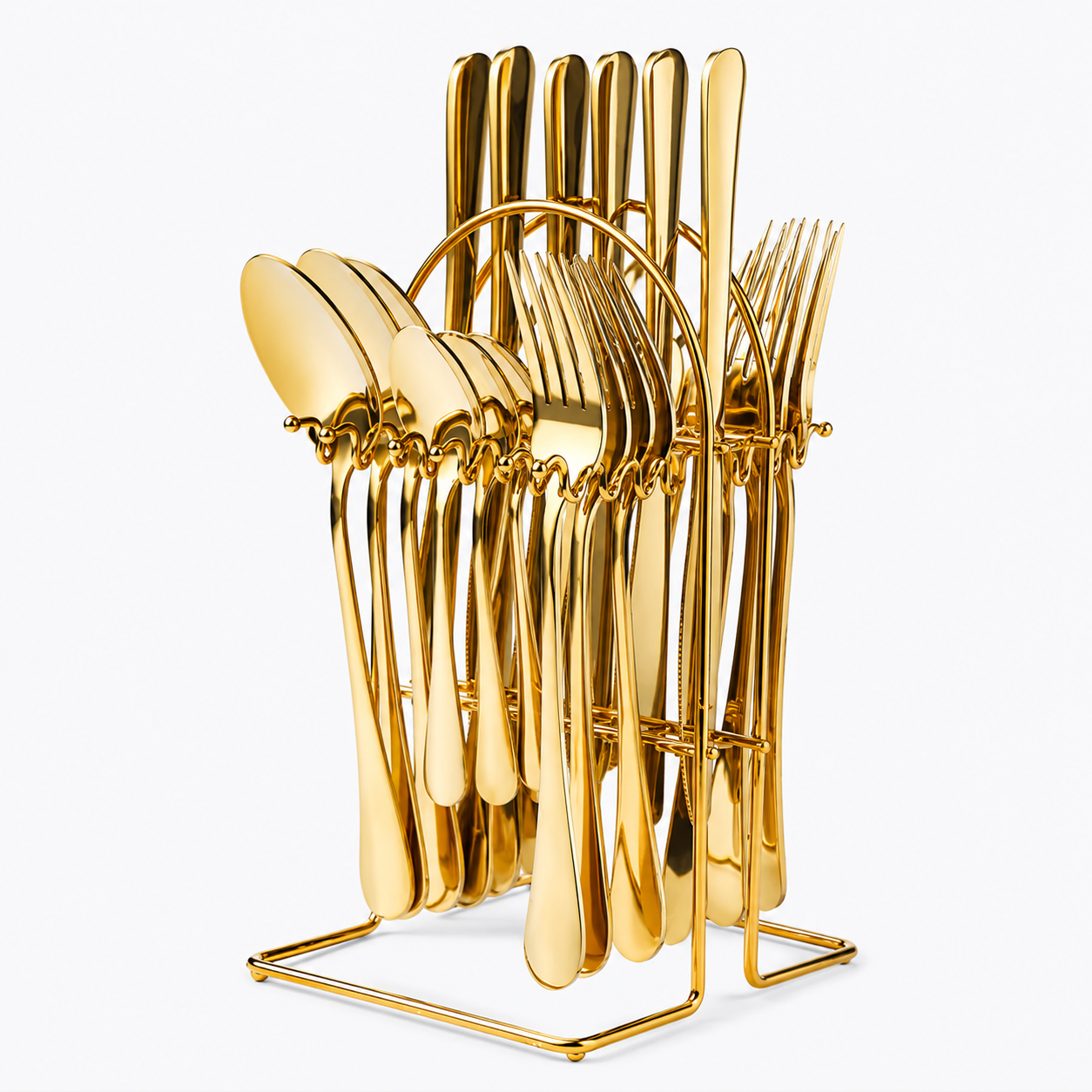 Set de Cubiertos Luxury Gold™ 24 Piezas