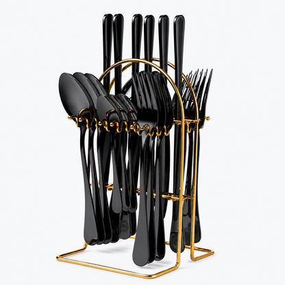 Set de Cubiertos Luxury Gold™ 24 Piezas