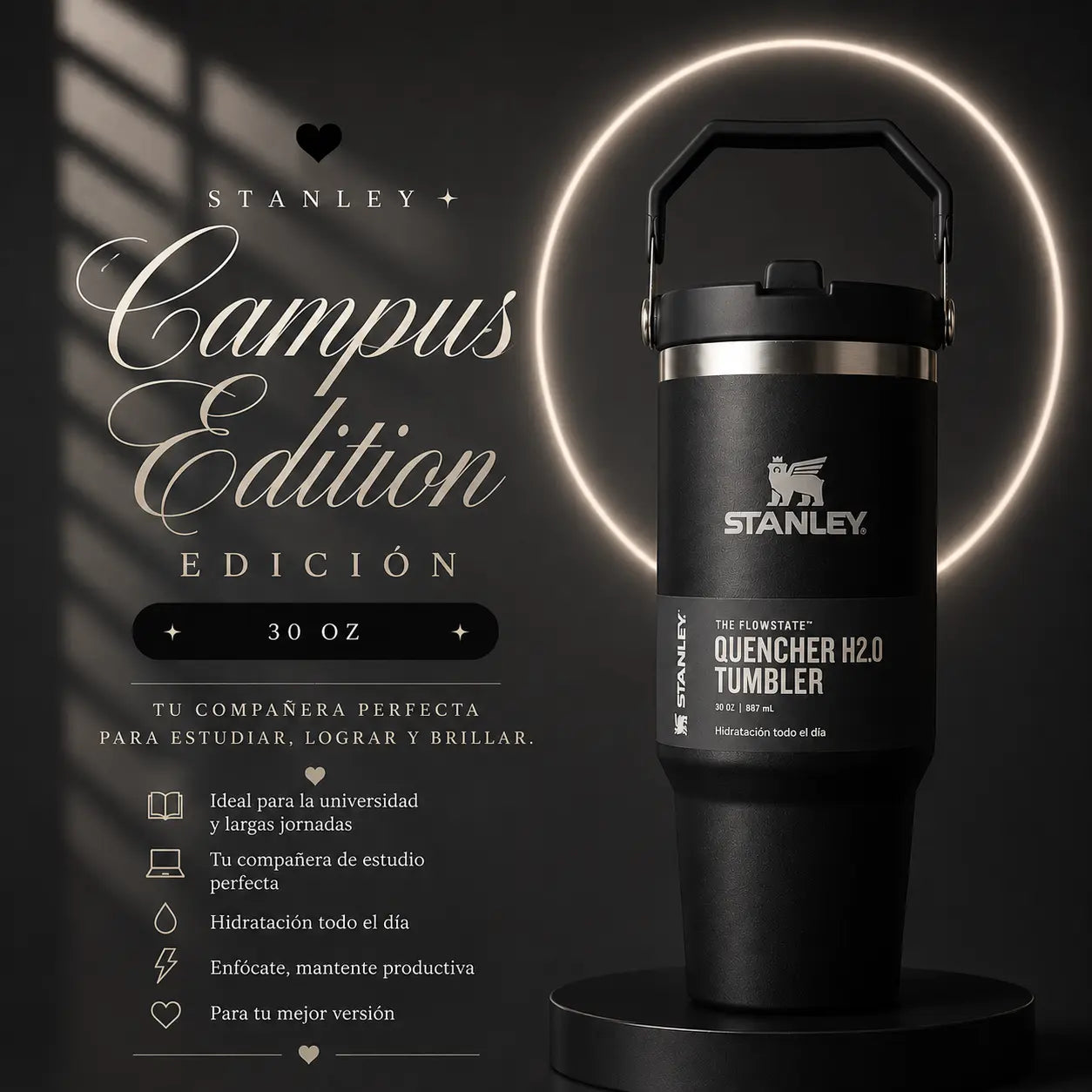 STANLEY CAMPUS EDITION 30oz 🖤