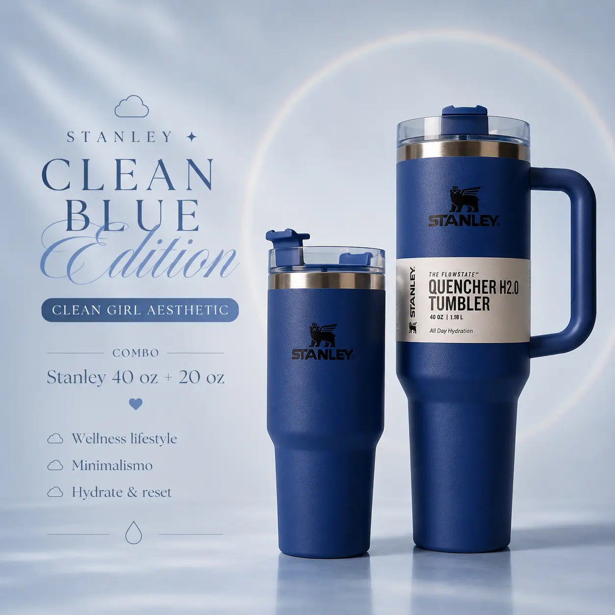 COMBO STANLEY CLEAN BLUE EDITION 💙