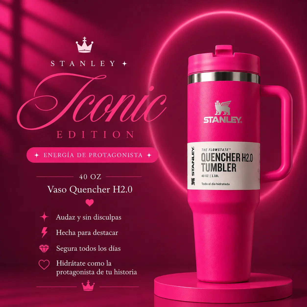 STANLEY ICONIC EDITION 40oz 💗