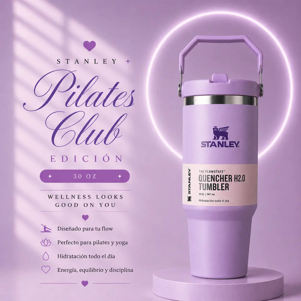 STANLEY PILATES CLUB EDITION 30oz 💜
