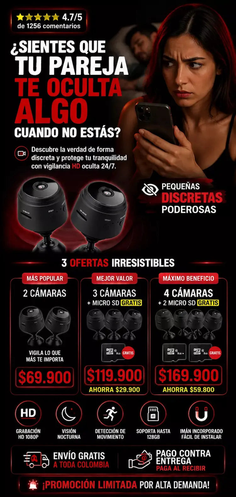 Promo 2x1 GhostCam | Vigila tu hogar desde cualquier lugar